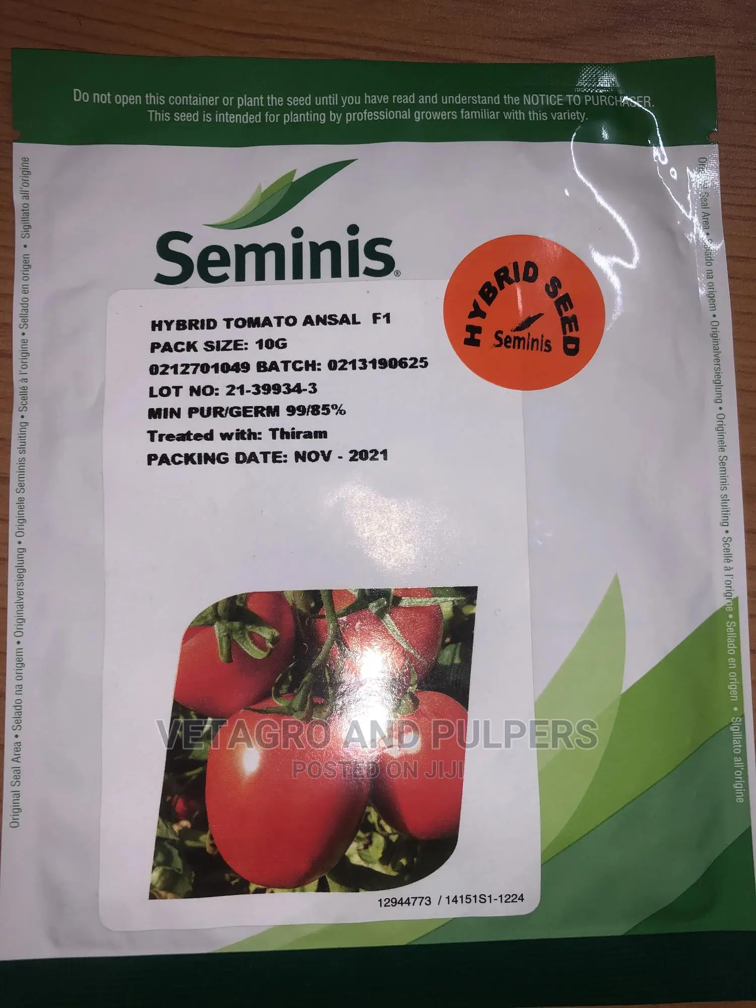 Hybrid Tomato Ansal F1 5g,10g and 25g (Seminis)