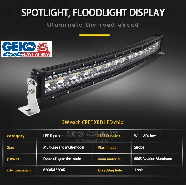 Dual Color 42 Inch, LED Bar, Triple Row 240watts