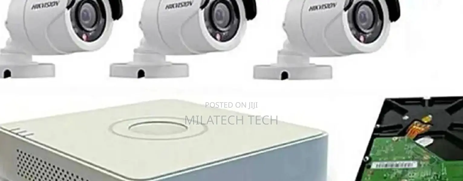 CCCTV 4 Cameras Full Kit