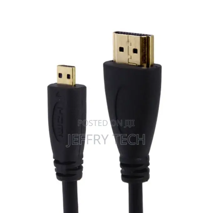 1.5m Micro HDMI to HDMI 19 Pin Cable, 1.4 Version(Black)