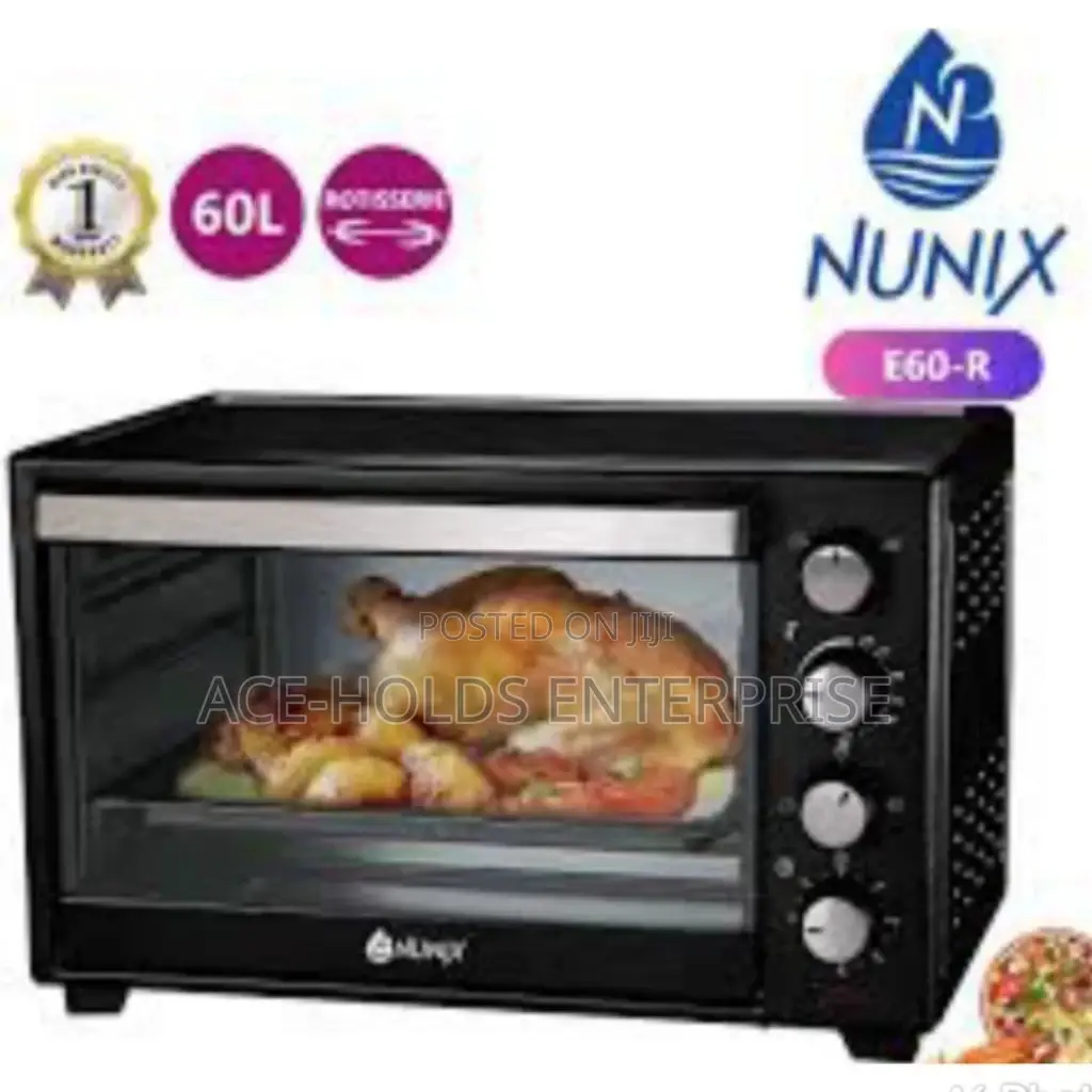 60 Litres Nunix Oven With Rotisserie