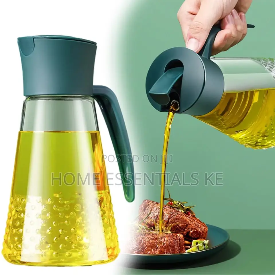 Automatically Oil Dispenser Vinegar Soy Sauce Jar 630ml