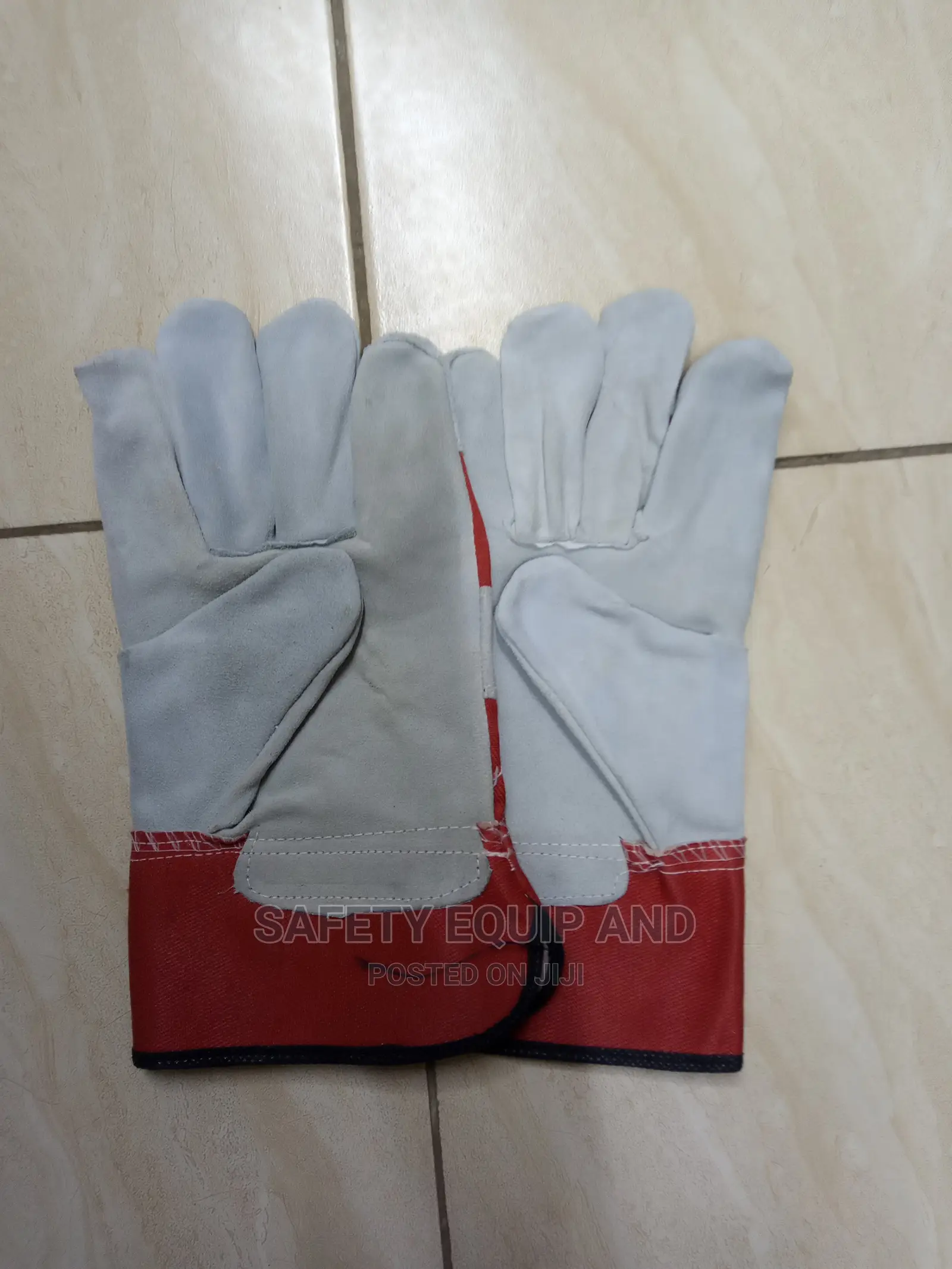 Cow Split Leather Palm Patch Gloves