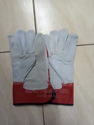 Cow Split Leather Palm Patch Gloves