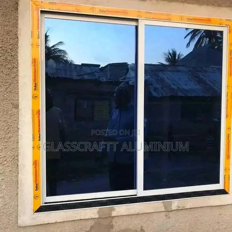 Blue Glazed Aluminium Windows