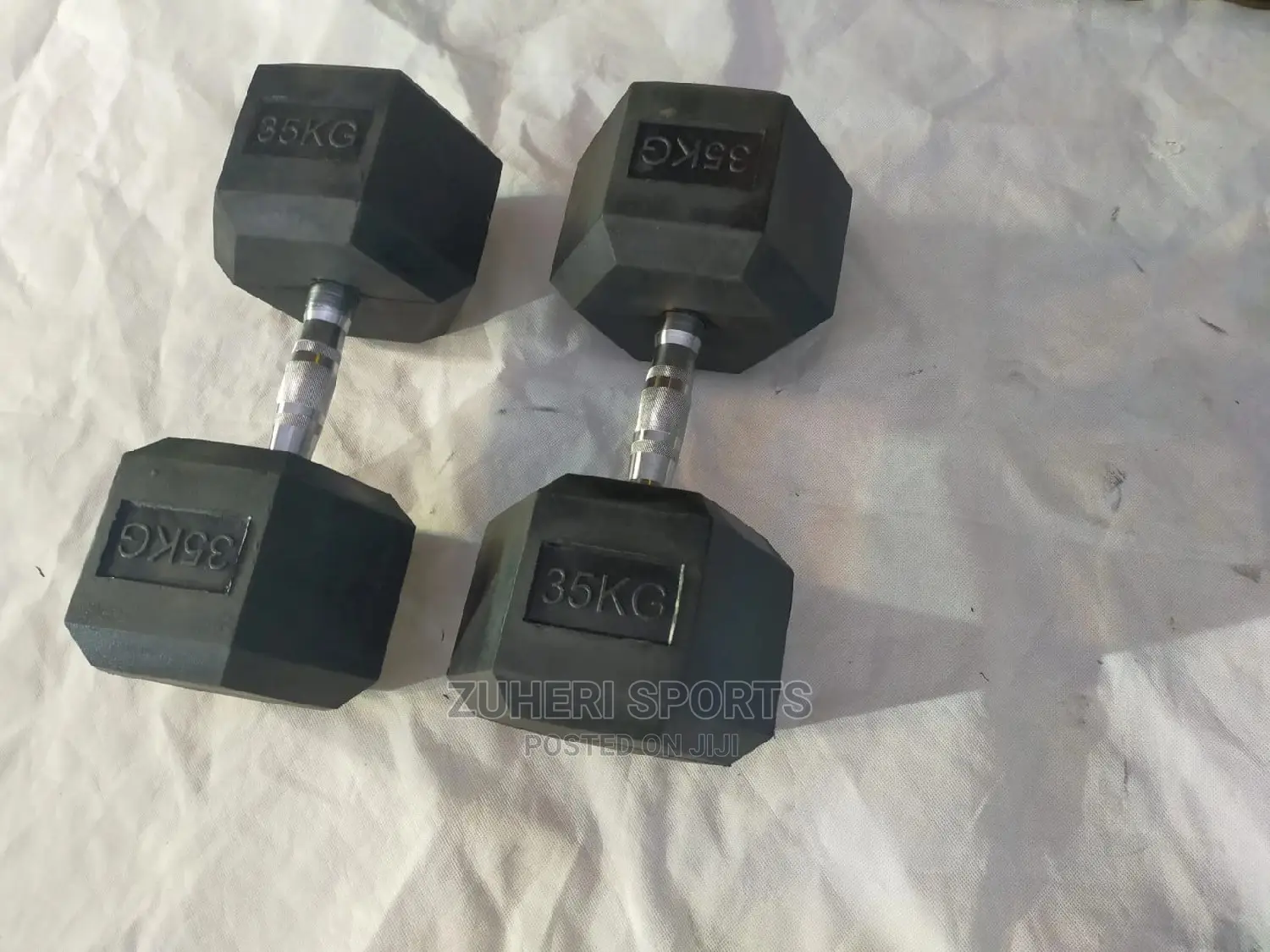 Dumbbells 35kg Hexagon Gym Dumbbells