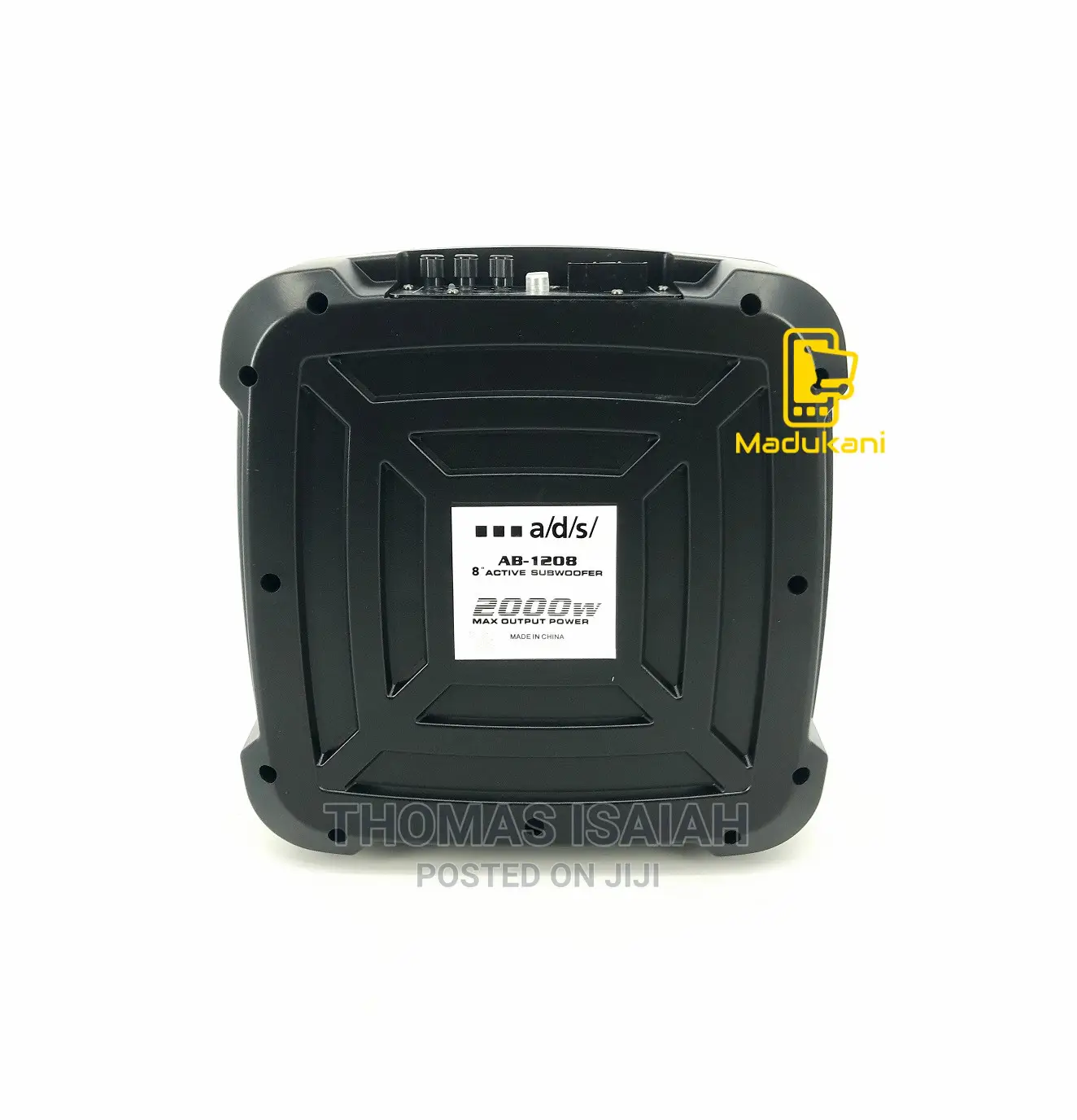 Ads AB1208 8 Inch Active Subwoofer 2000W Car Subwoofer