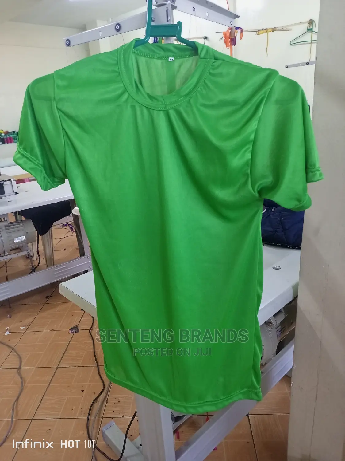 Green T-Shirts Polyester Tshirts Good Quality for Elections