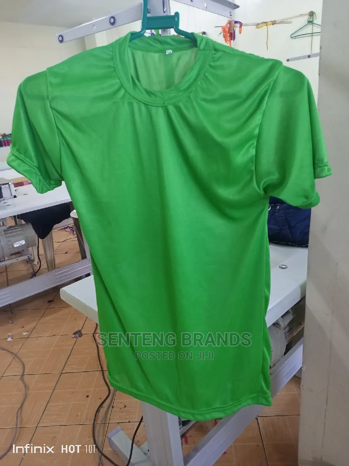Green T-Shirts Polyester Tshirts Good Quality for Elections