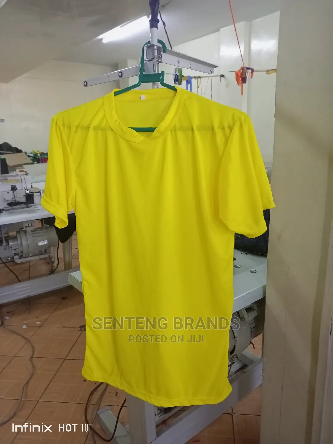 Plain Yellow Polyester Tshirts Good Quality for Elections