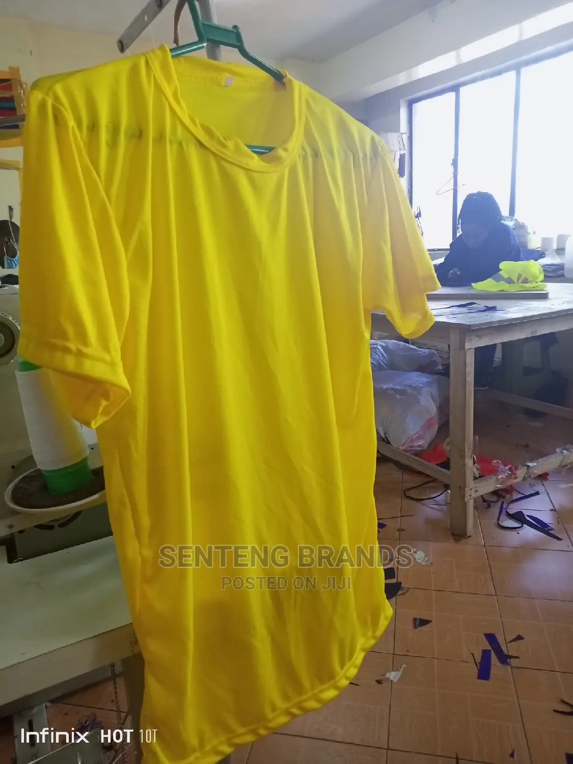 Plain Yellow Polyester Tshirts Good Quality for Elections