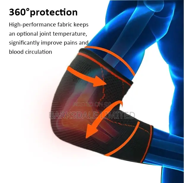Elastic Support Elbow Brace Compression Sleeve Workout Weigh