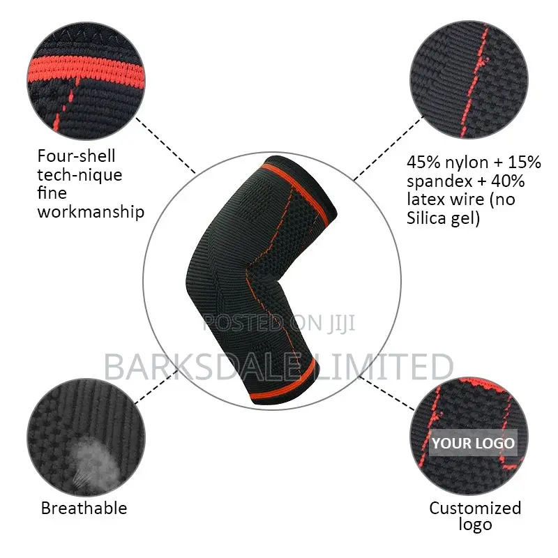 Elastic Support Elbow Brace Compression Sleeve Workout Weigh