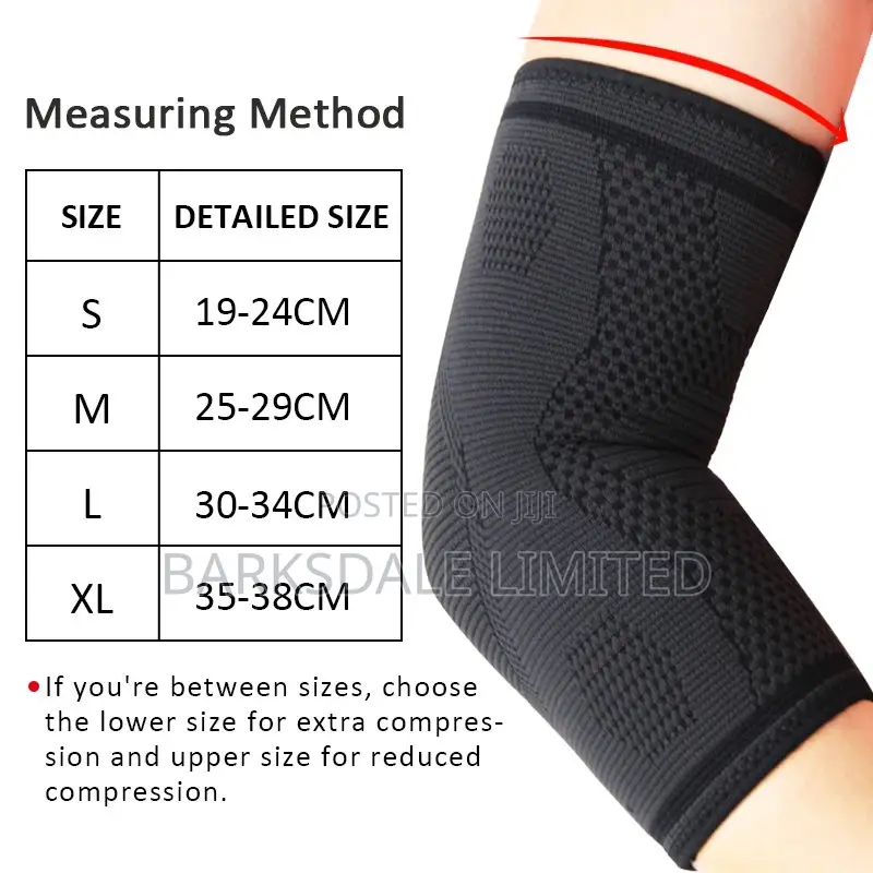 Elastic Support Elbow Brace Compression Sleeve Workout Weigh