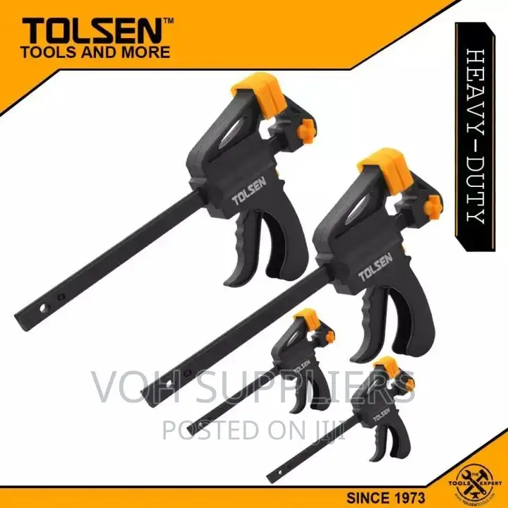 Tolsen 4pcs Quick Ratchet Bar Clamp (2pcs 4" and 2pcs 6")