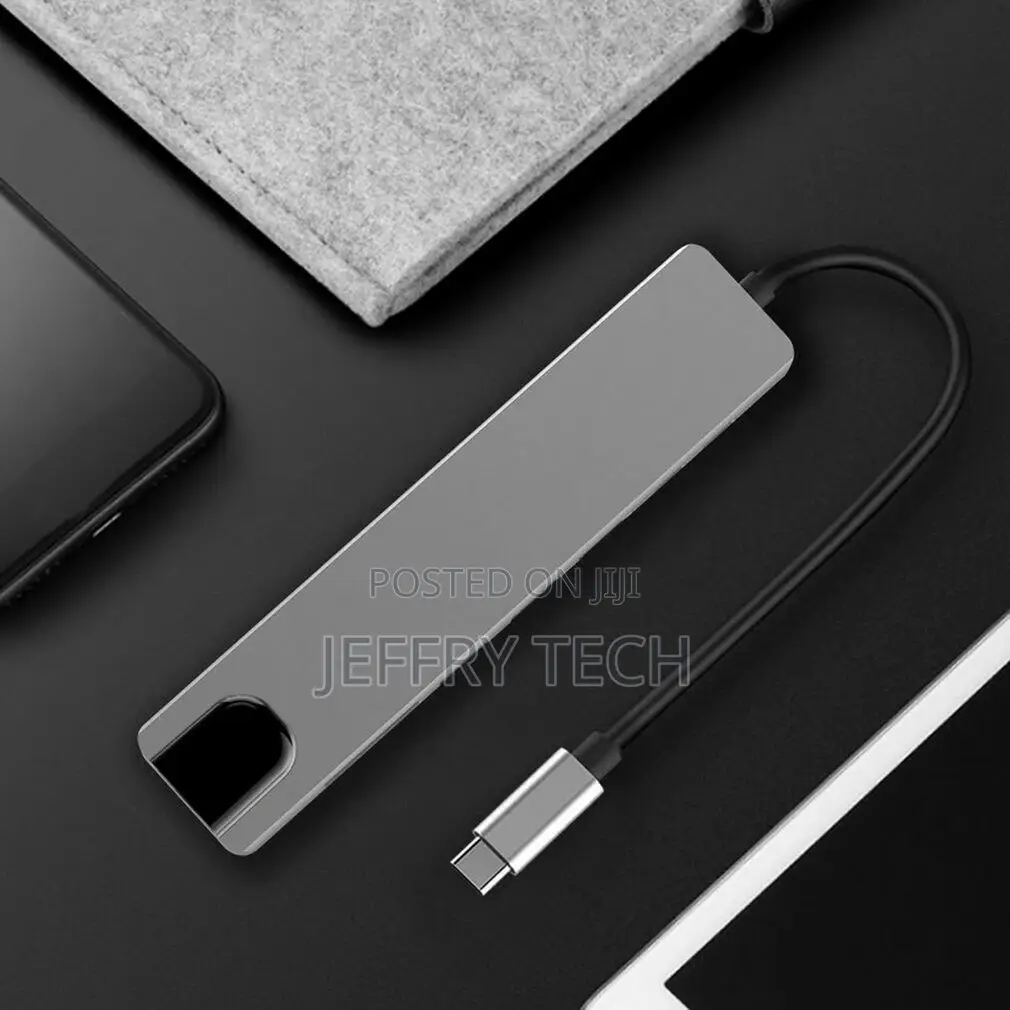 8-In-1 USB-C Hub Type-C Multiport Card Reader Adapter 4K HDM