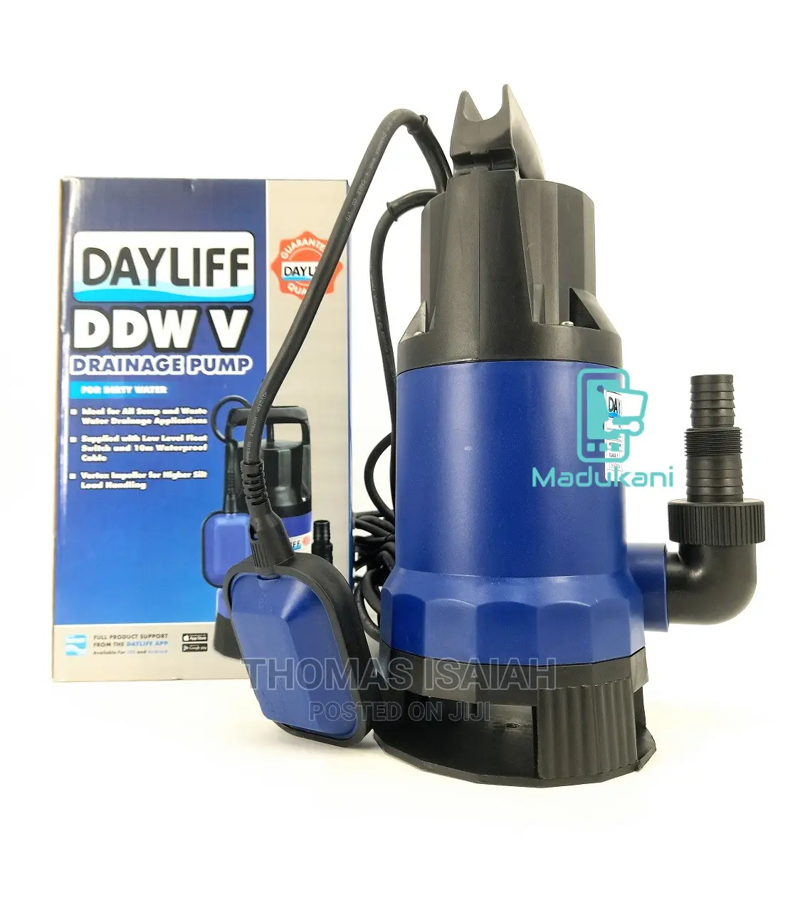 Dayliff DDW v 1000V Drainage Pump Submersible Electric Drain