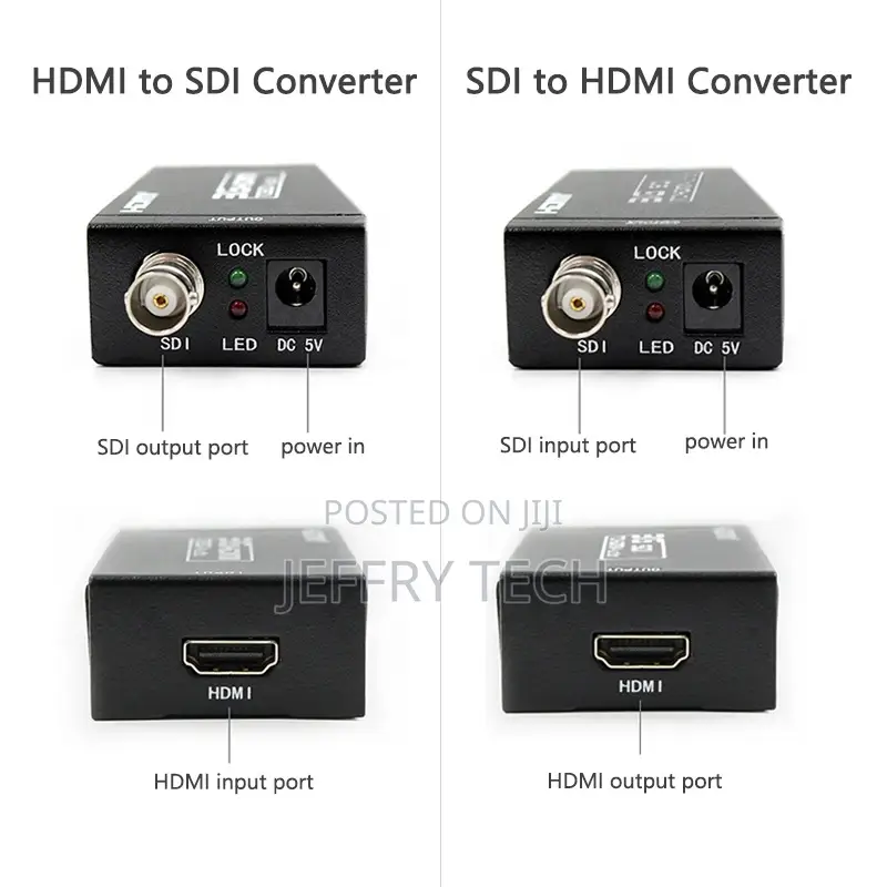 HDMI to 3G Sdi Bnc Video Converter Adapter 3G Sdi to HDMI Vi