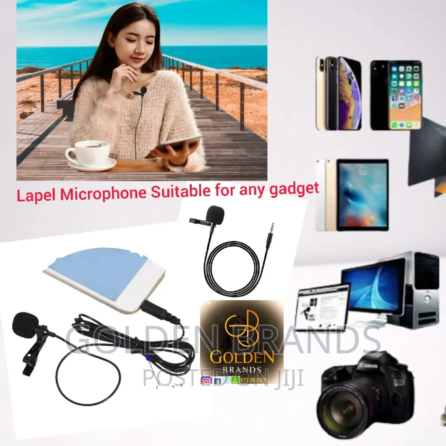10inch Ring Light+210cm Tripod+150cm Lapel Microphone+Remote