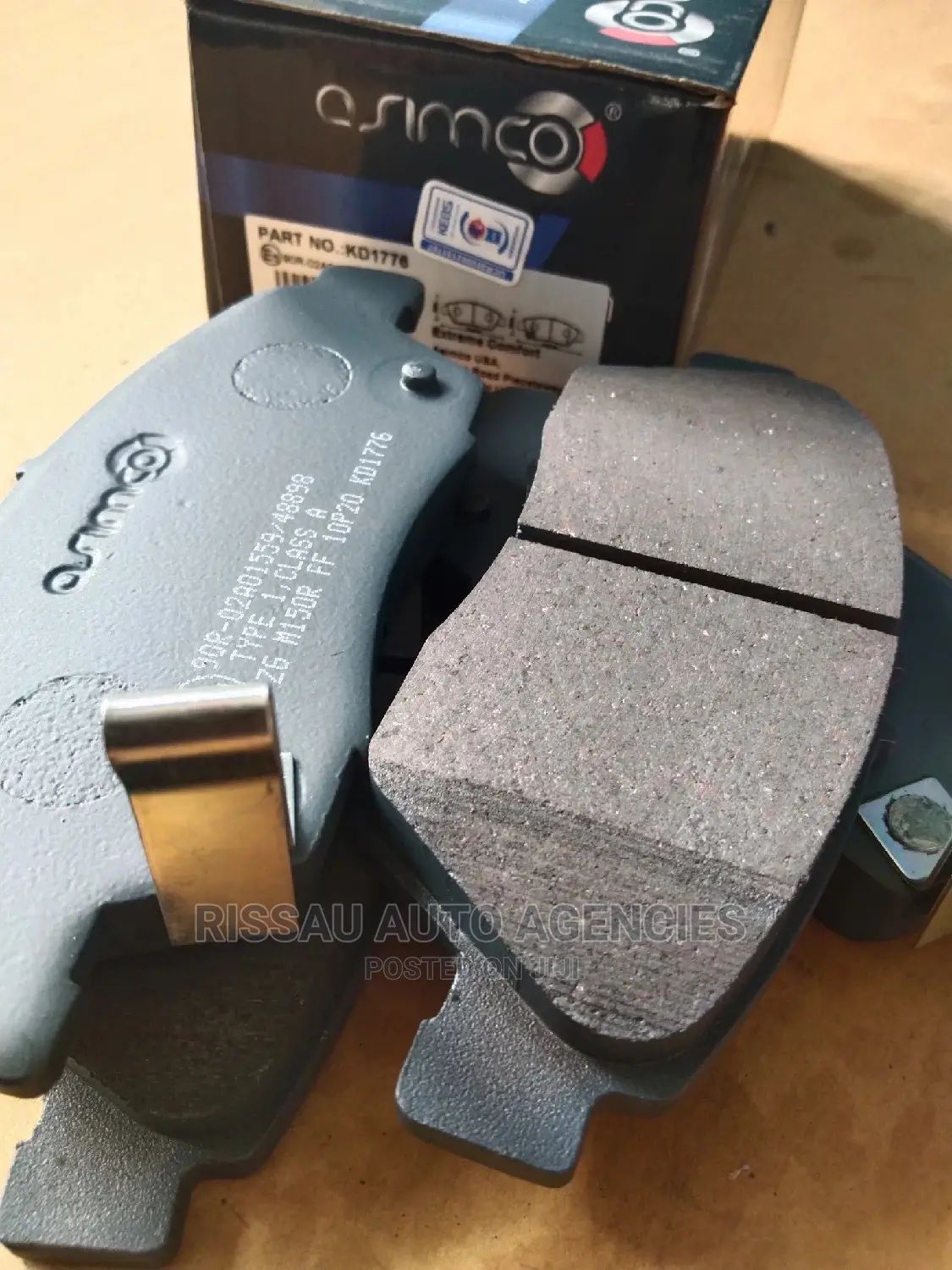 Asimco Honda Genuine Brake Pads KD1776 Airwave,Fit 1500 Cc