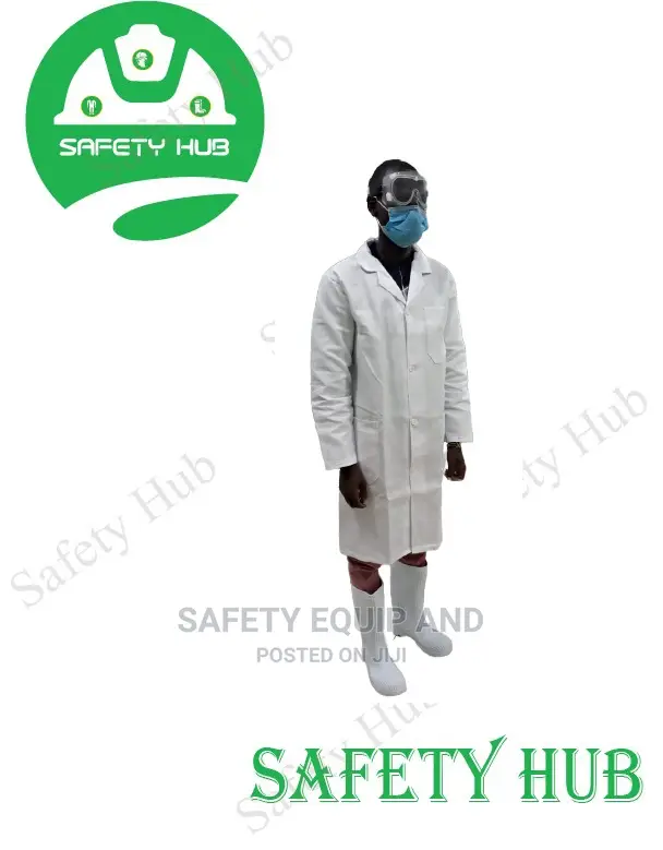 White Unisex Reusable Dust Coats