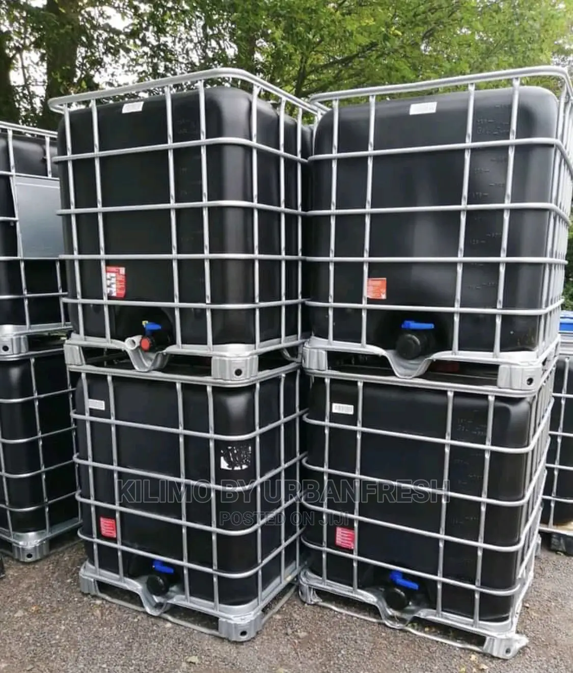 Black Square IBC 1,000ltrs Tanks