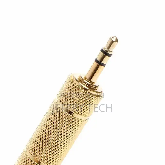 2pcs 6.5mm 1/4 Female to 3.5mm 1/8 Male Stereo Audio Mic Pl