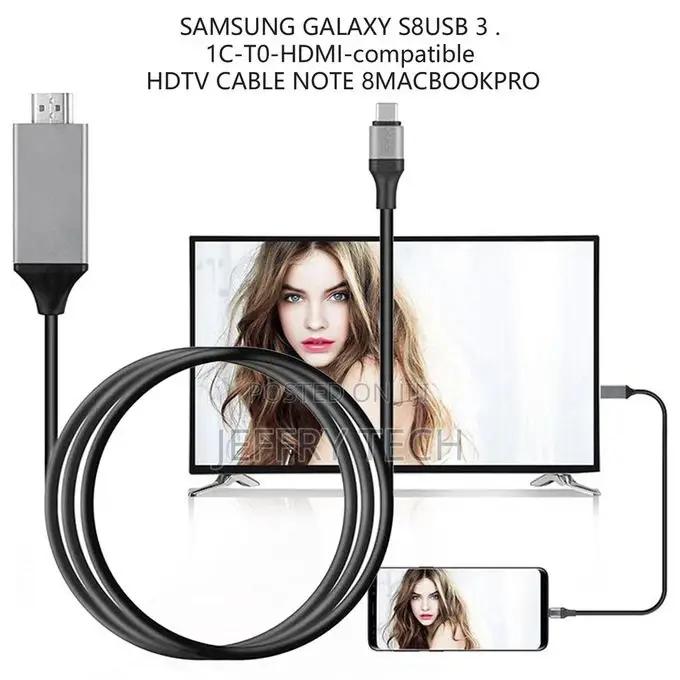Samsung Galaxy Note 8 9 S10+ Plus Type-C USB-C to HDMI HDTV