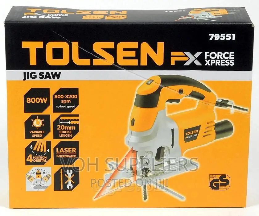 Tolsen 79551 Jig Saw 800w With Laser Guide