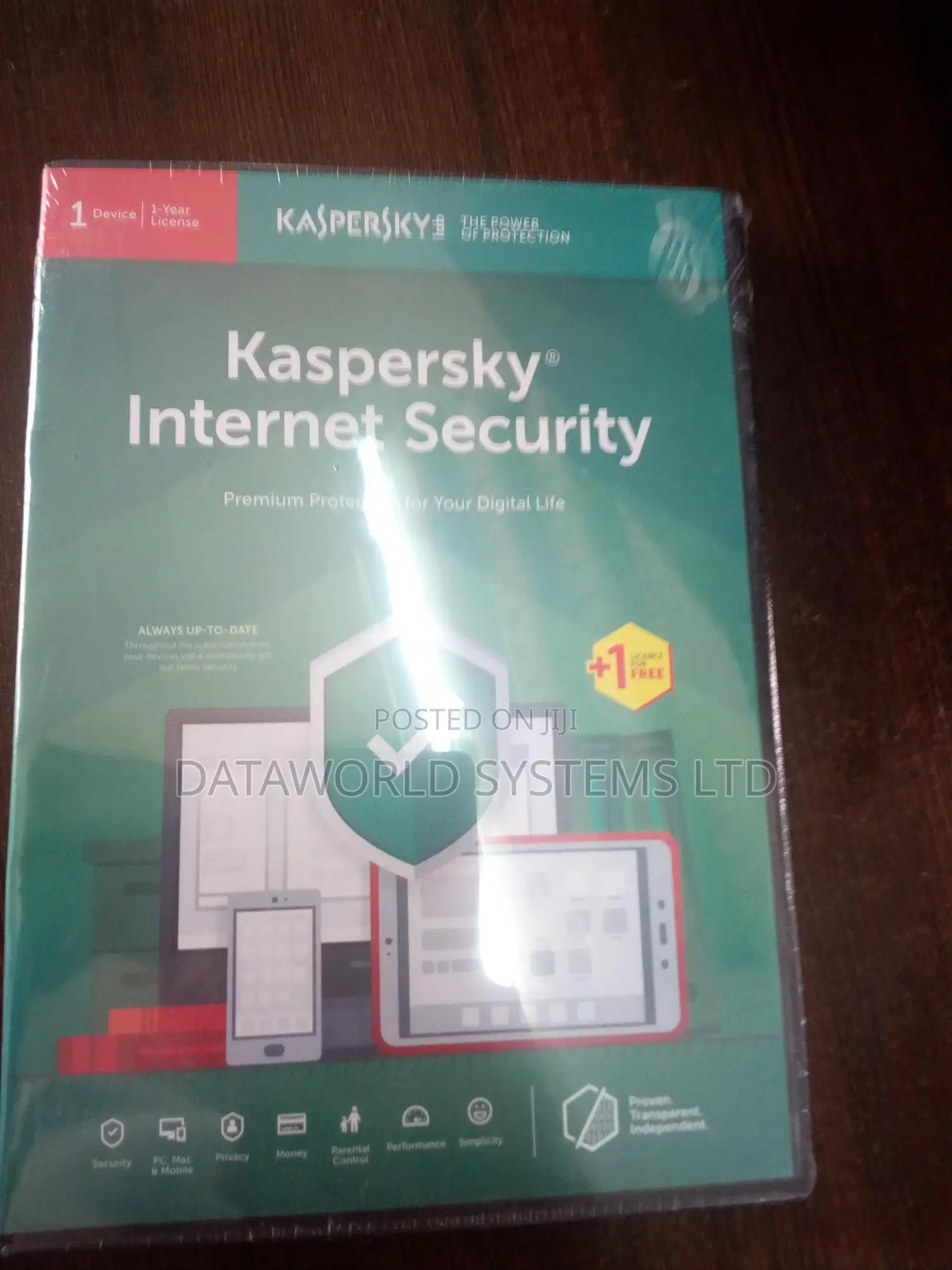 Kaspersky Internet Security 1 User+1 Free Devices
