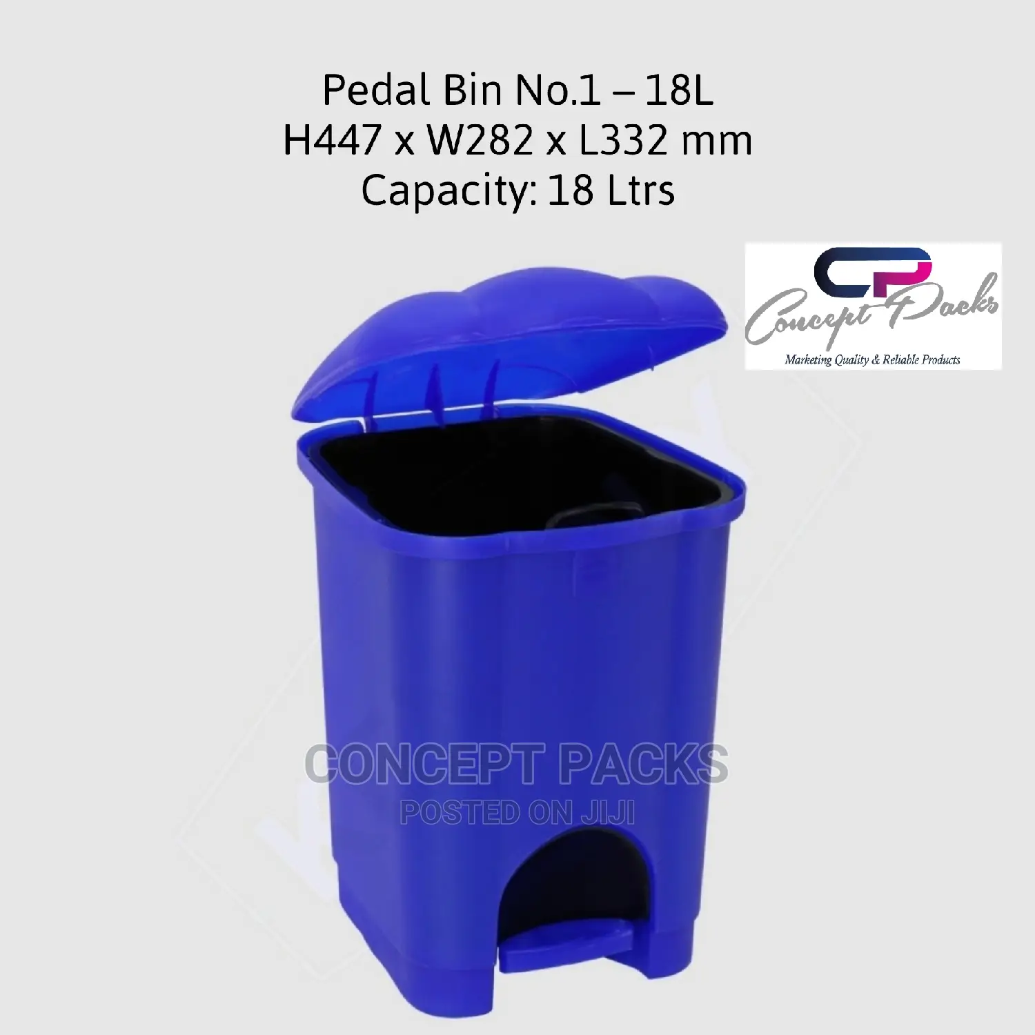 18ltrs Kitchen / Office Pedal Dust Bin.