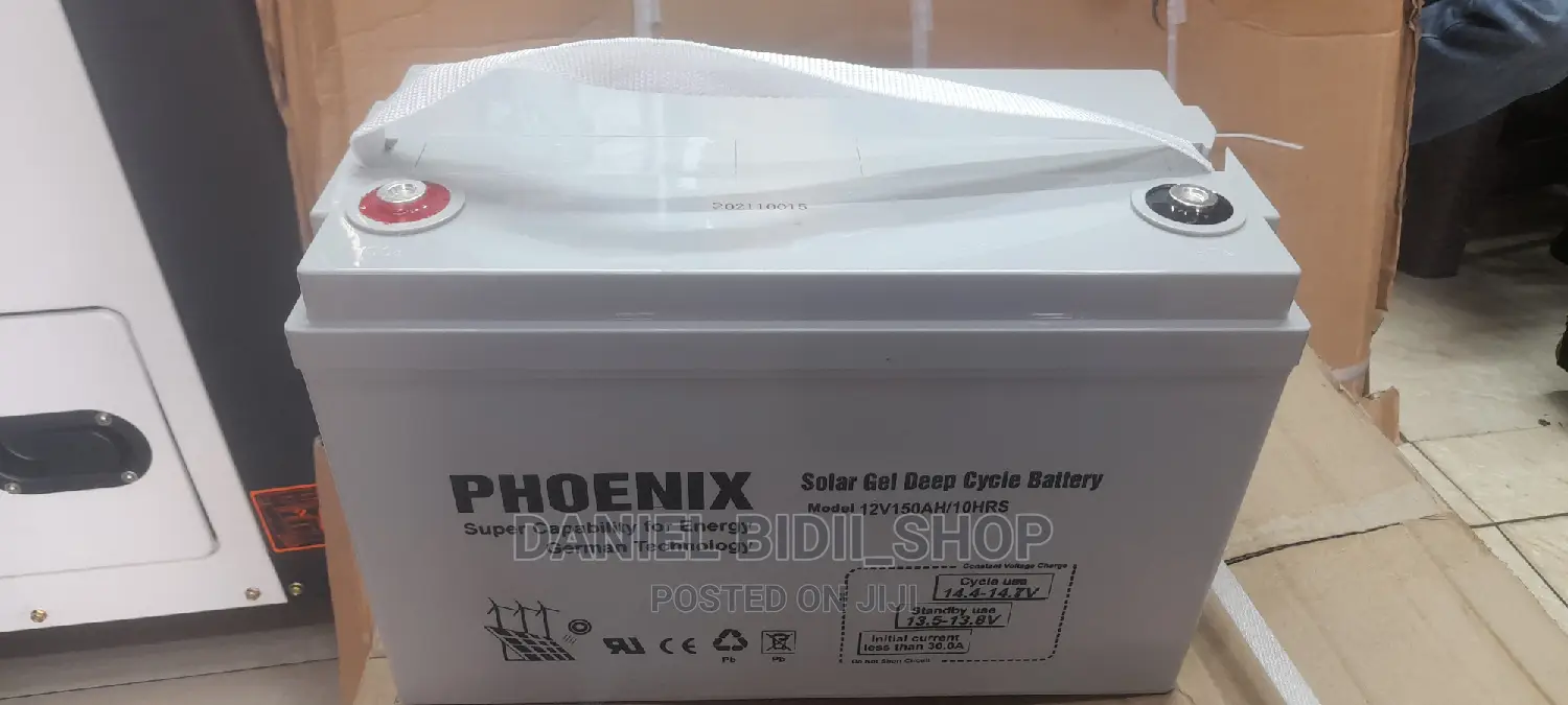 Phoenix Solar Gel Deep Cycle Battery 150ah