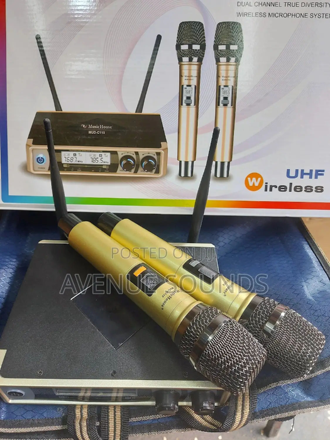 Musichouse Pair of Wireless Microphone