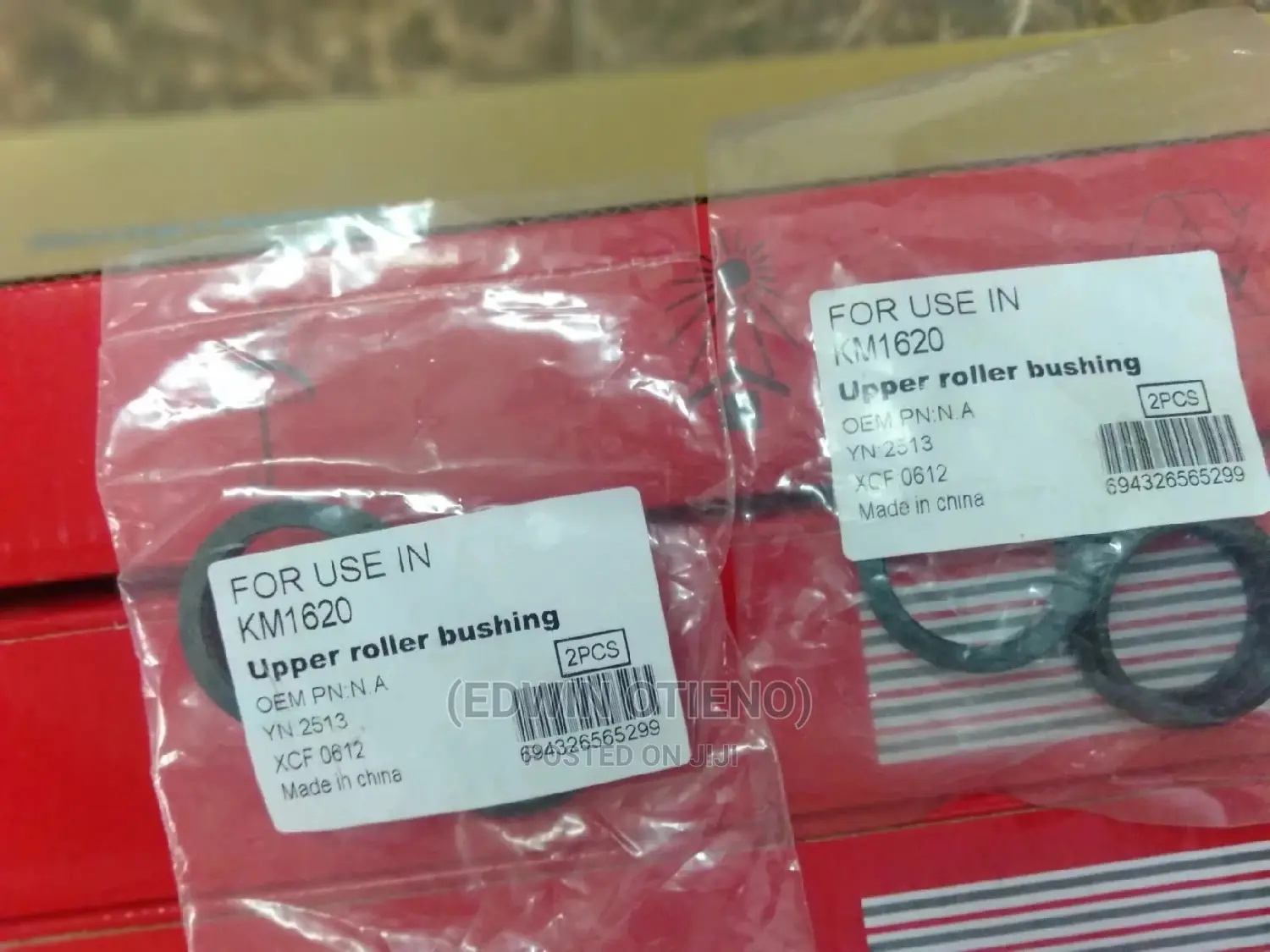 KM1620 Upper Fuser Roller Bushings