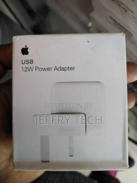 Apple 12W USB Power Adapter Charger, White - MD836-UK Plug