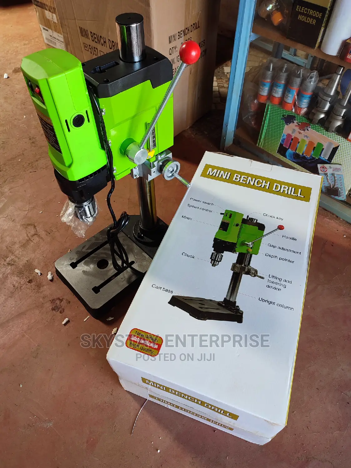 Pillar Bench Drill 3-16mm Drill Chuck