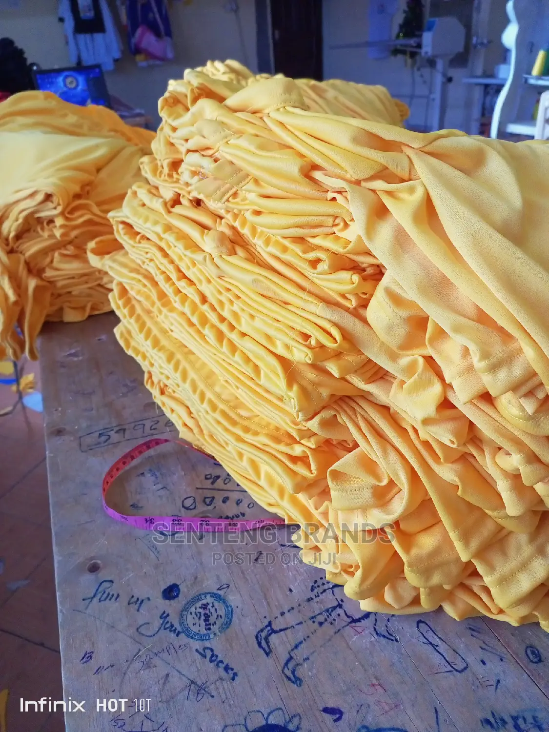 Polyester Yellow Campaign T-Shirts for Elections