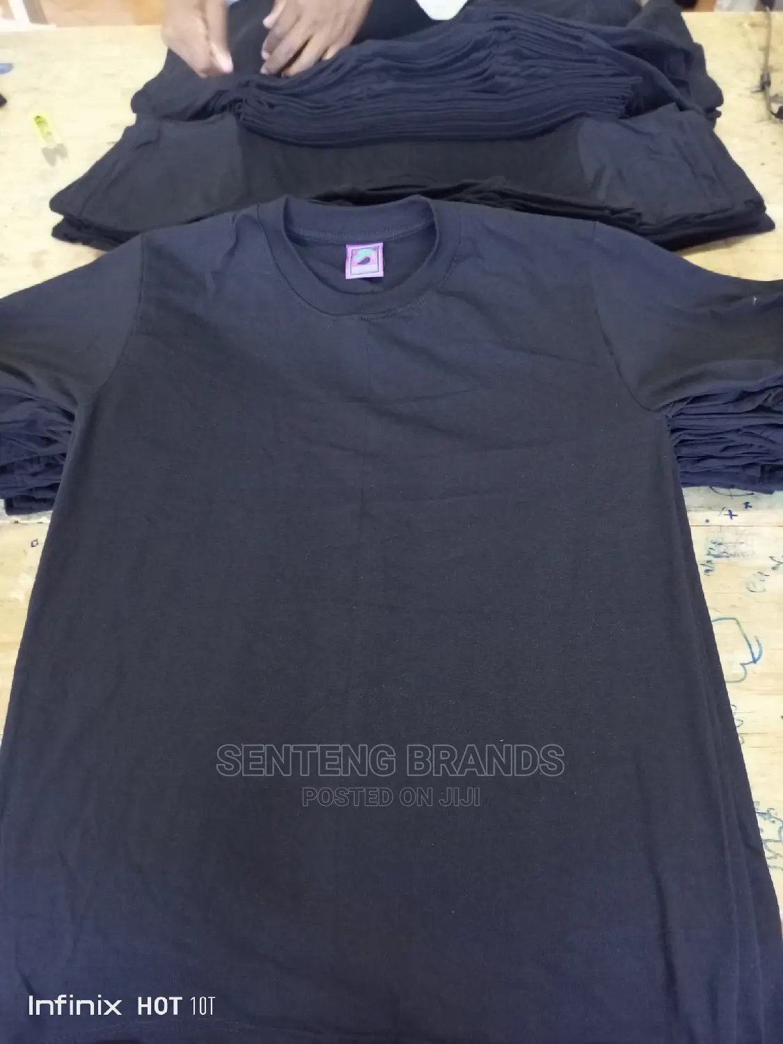 Black Cotton T-Shirts Best Quality ,Plain.