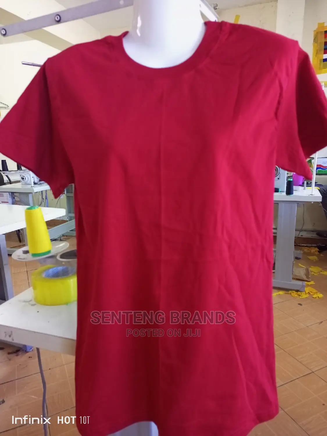 Plain Red Cotton Best Quality T-Shirts