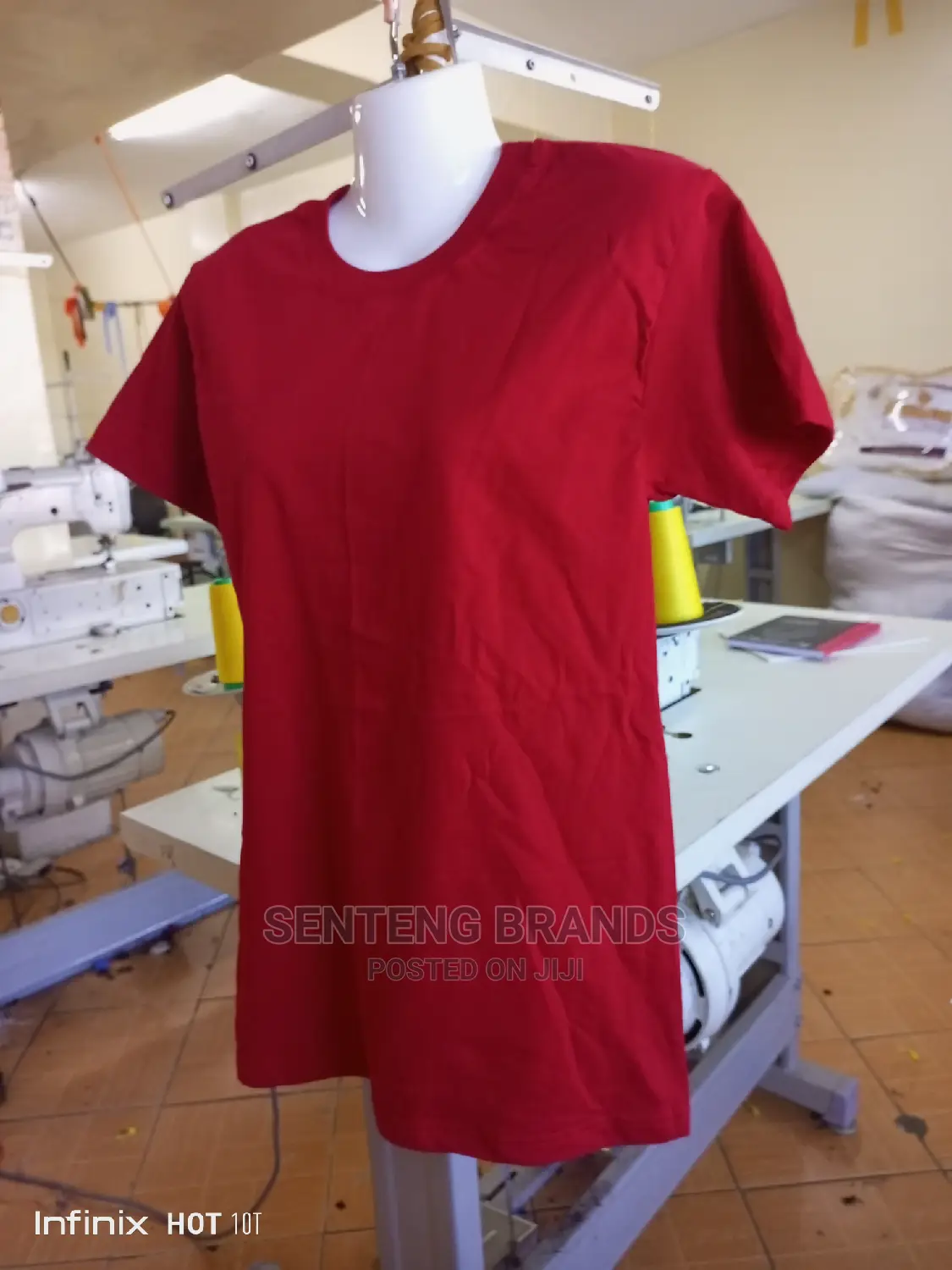 Plain Red Cotton Best Quality T-Shirts
