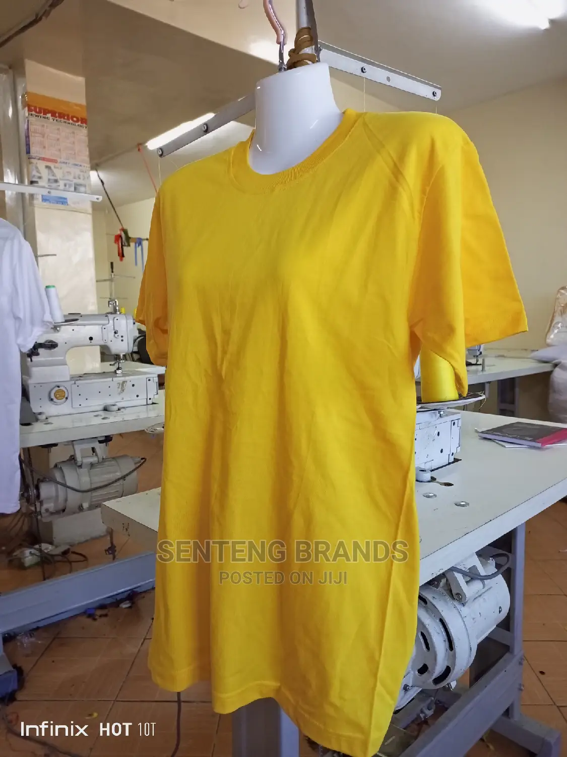 Excellent Cotton Yellow Fitting T-Shirts