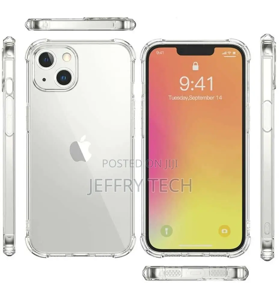 Apple iPhone 13 6.1" Case Clear Shockproof Cover Glass Sc