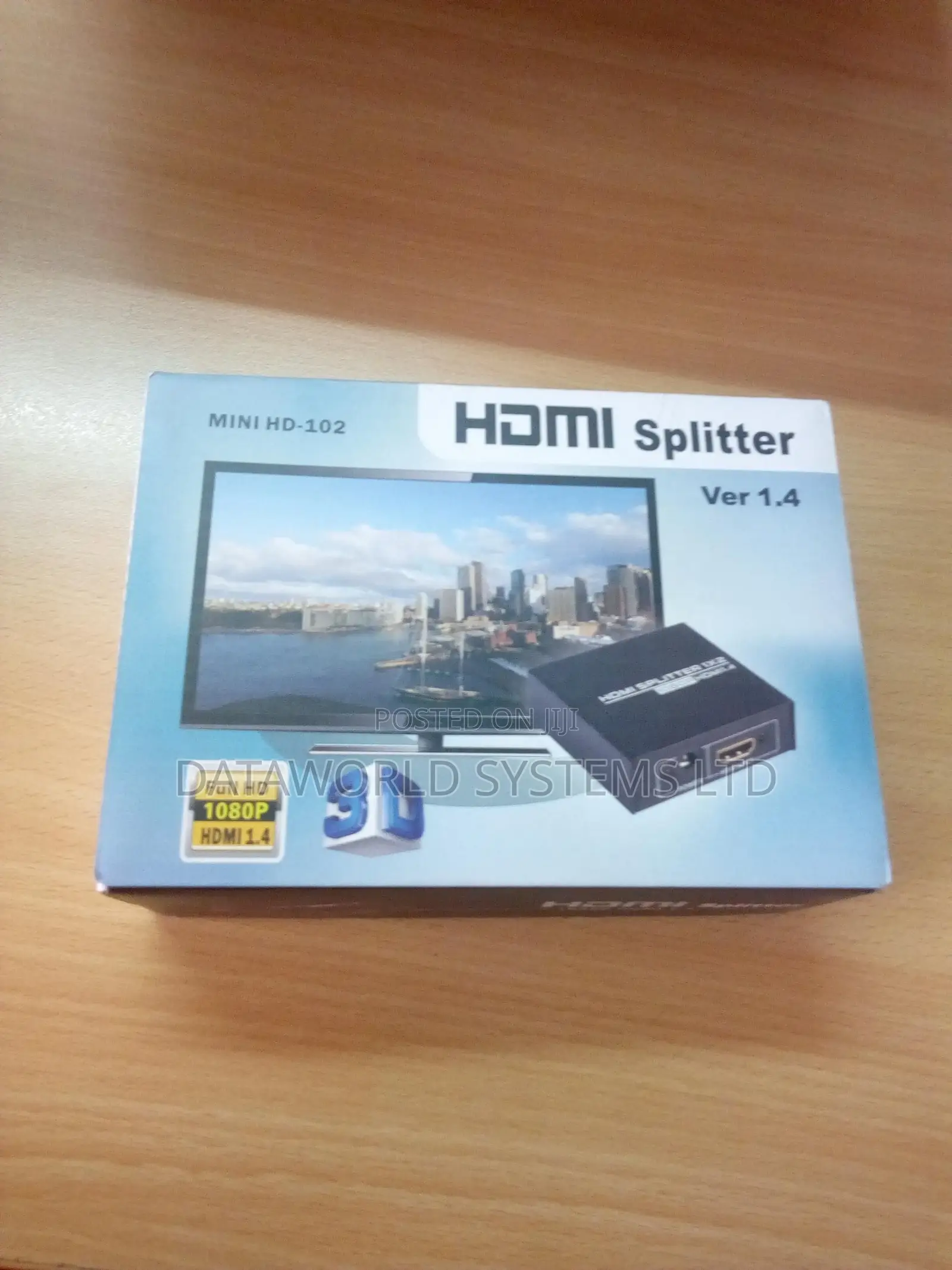 1X4 Full HD HDMI Splitter 4 Ports Hub V1.4 3D 1080p 1 In 4 Out
