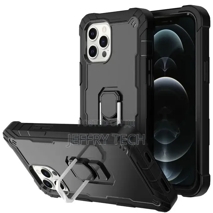Bumper Built-In Kickstand Case Cover for iPhone 12 Pro Max