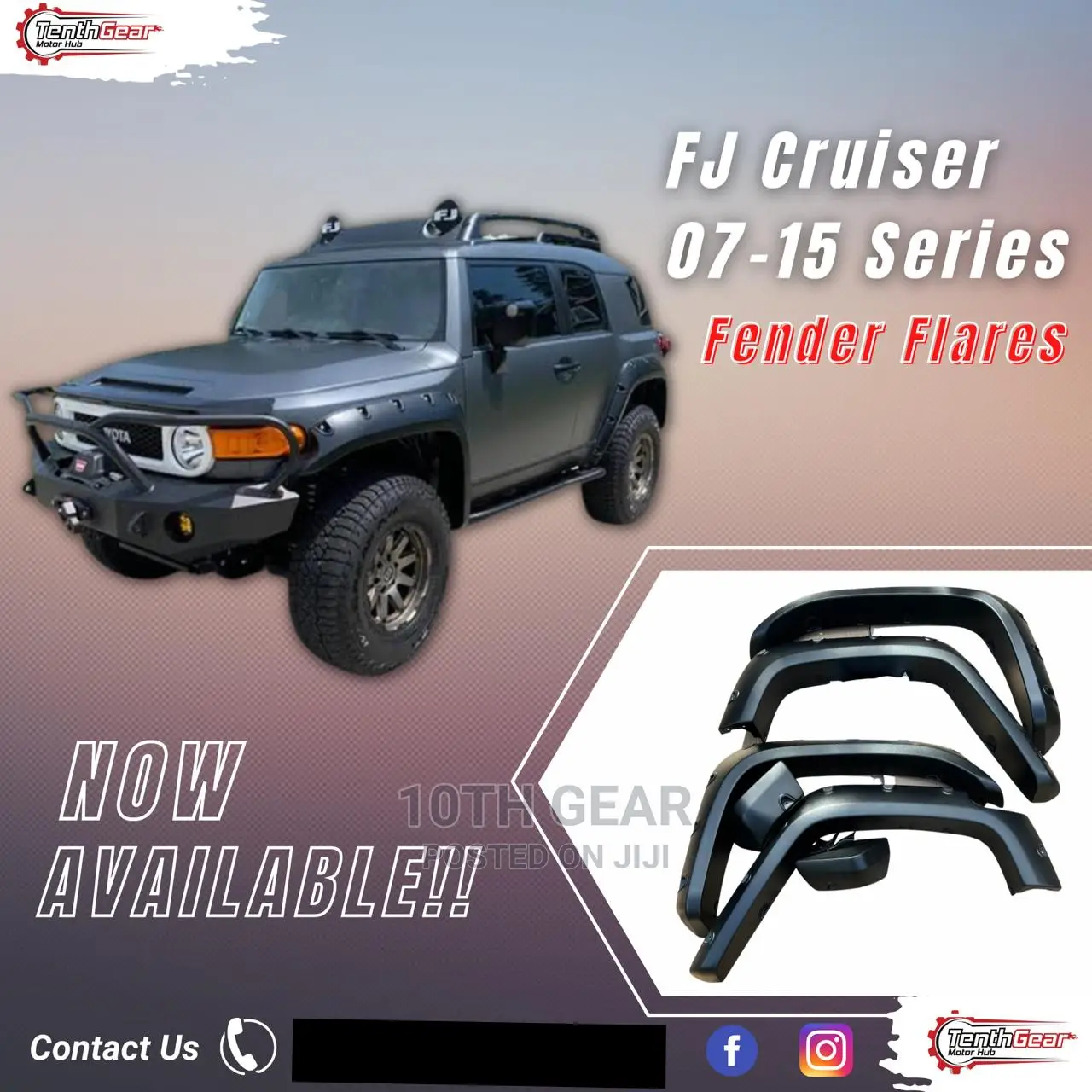 Fj Cruiser Fender Flares / Wheel Arches
