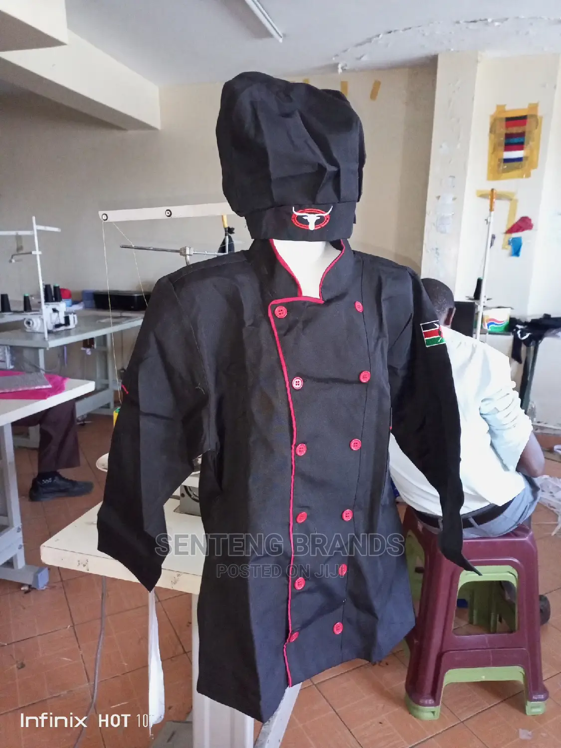 Chef Jacket and Chef Hat