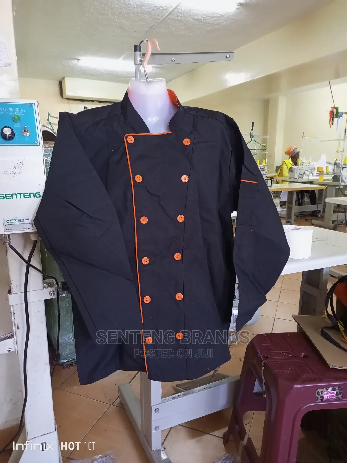 Black Decorated Chef Jackets