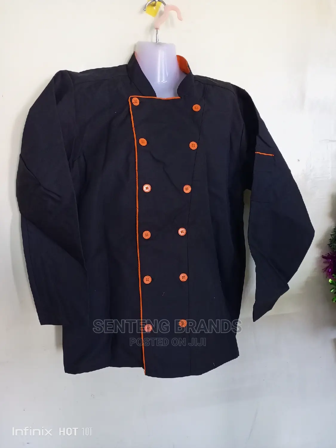 Black Decorated Chef Jackets