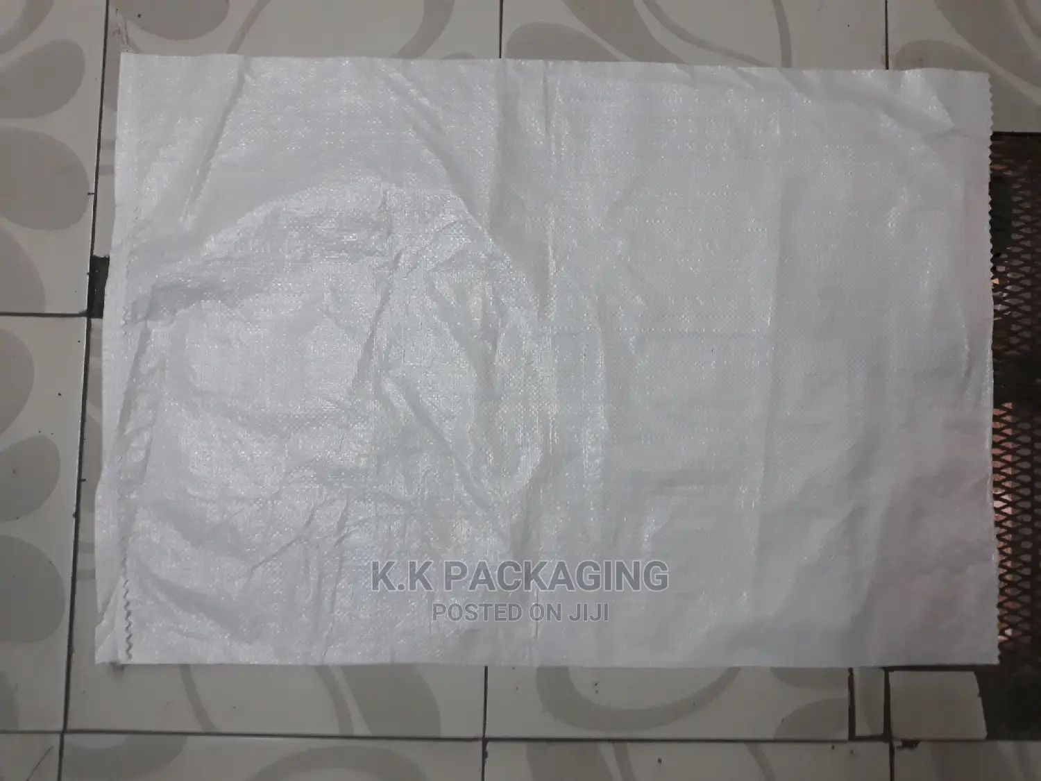 Plain White 50kg Nylon Sacks