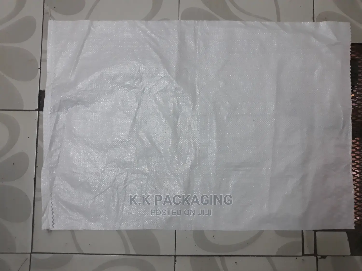 Plain White 50kg Nylon Sacks